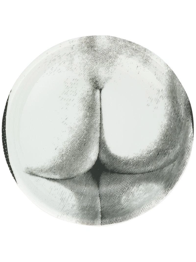 Fornasetti Printed Figure Dish In White