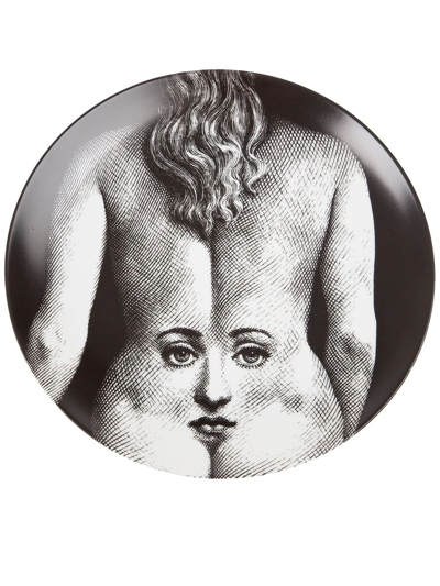 Fornasetti Plate In Black