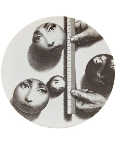 Fornasetti Plate In White