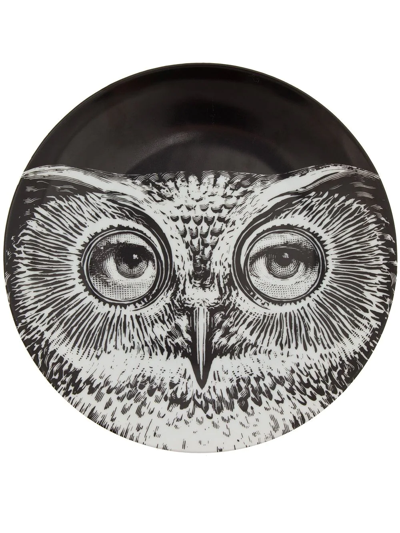 Fornasetti Plate In Black