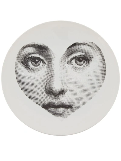 Fornasetti Plate In White