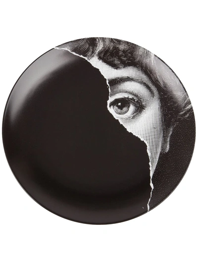 Fornasetti Plate In Black