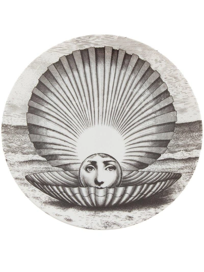 Fornasetti Plate In Grey