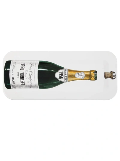 Fornasetti Champagne Tray In White