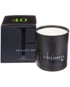 L'eclaireur Number 40 'absinthe' Candle In Black
