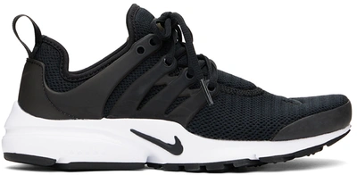 Nike Air Presto Ultra Flyknit And Rubber Trainers In Black/black/white |  ModeSens