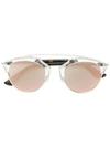 Dior So Real Sunglasses In Metallic