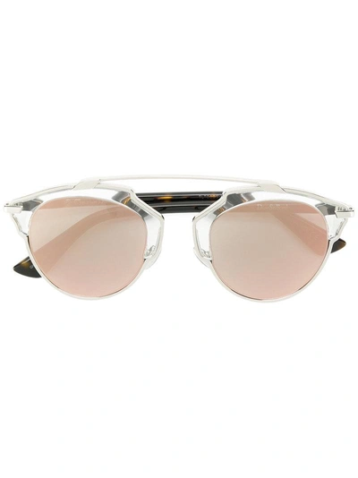 Dior So Real Sunglasses In Metallic