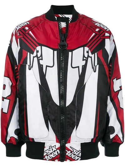 Ktz Motocross Bomber Jacket - Red