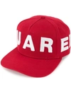 Dsquared2 Logo Embroidered Baseball Cap In Red