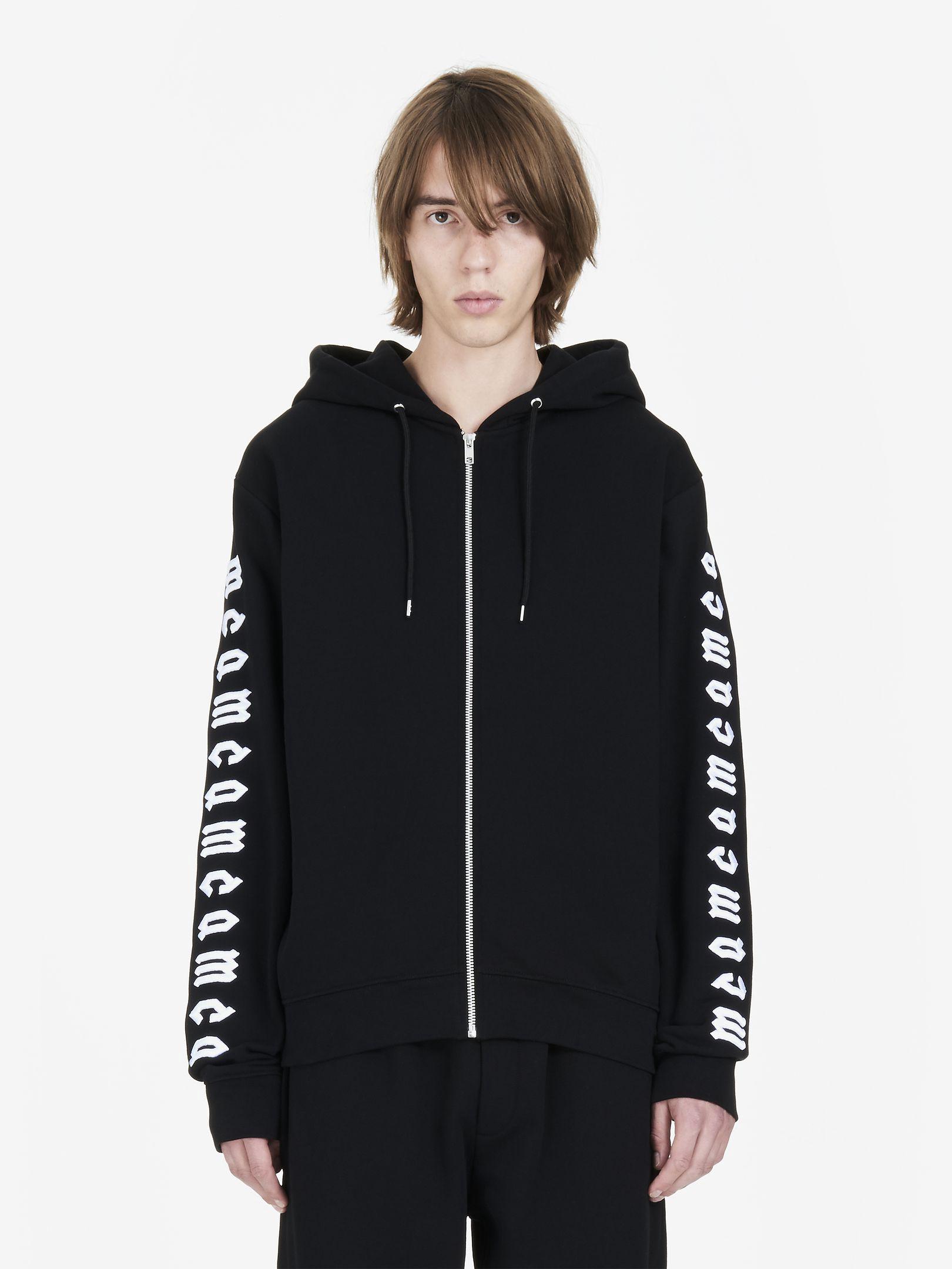 alexander mcqueen zip hoodie