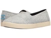 Toms Avalon Slip-on In Drizzle Grey Lurex Woven