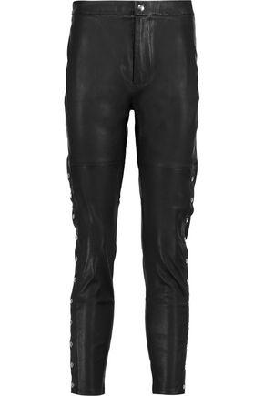 Iro Woman Leather Leggings Black | ModeSens