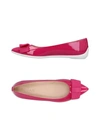 Hogan Ballet Flats In Pink