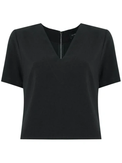 Olympiah Cropped Top In Black