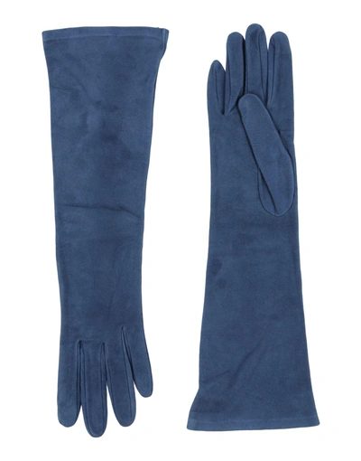 Dsquared2 Gloves In Slate Blue