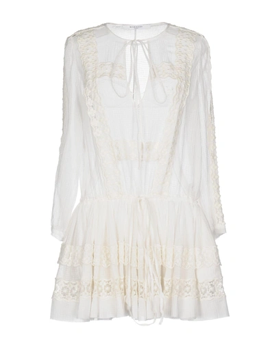 Givenchy Short Dresses In White
