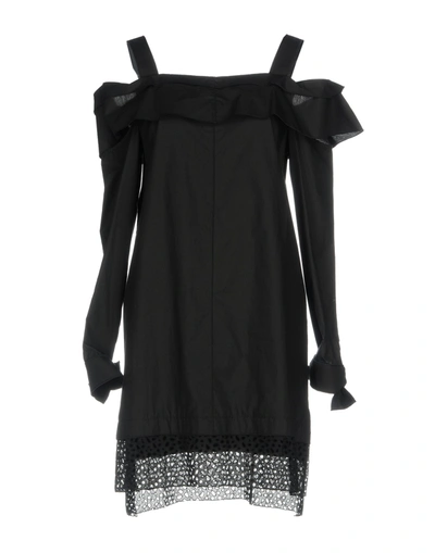 Proenza Schouler Short Dresses In Black