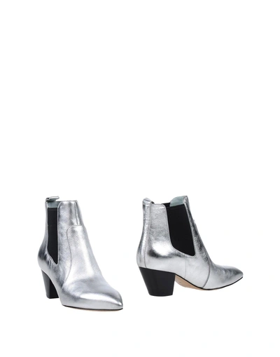 Marc Jacobs Ankle Boot In Silver