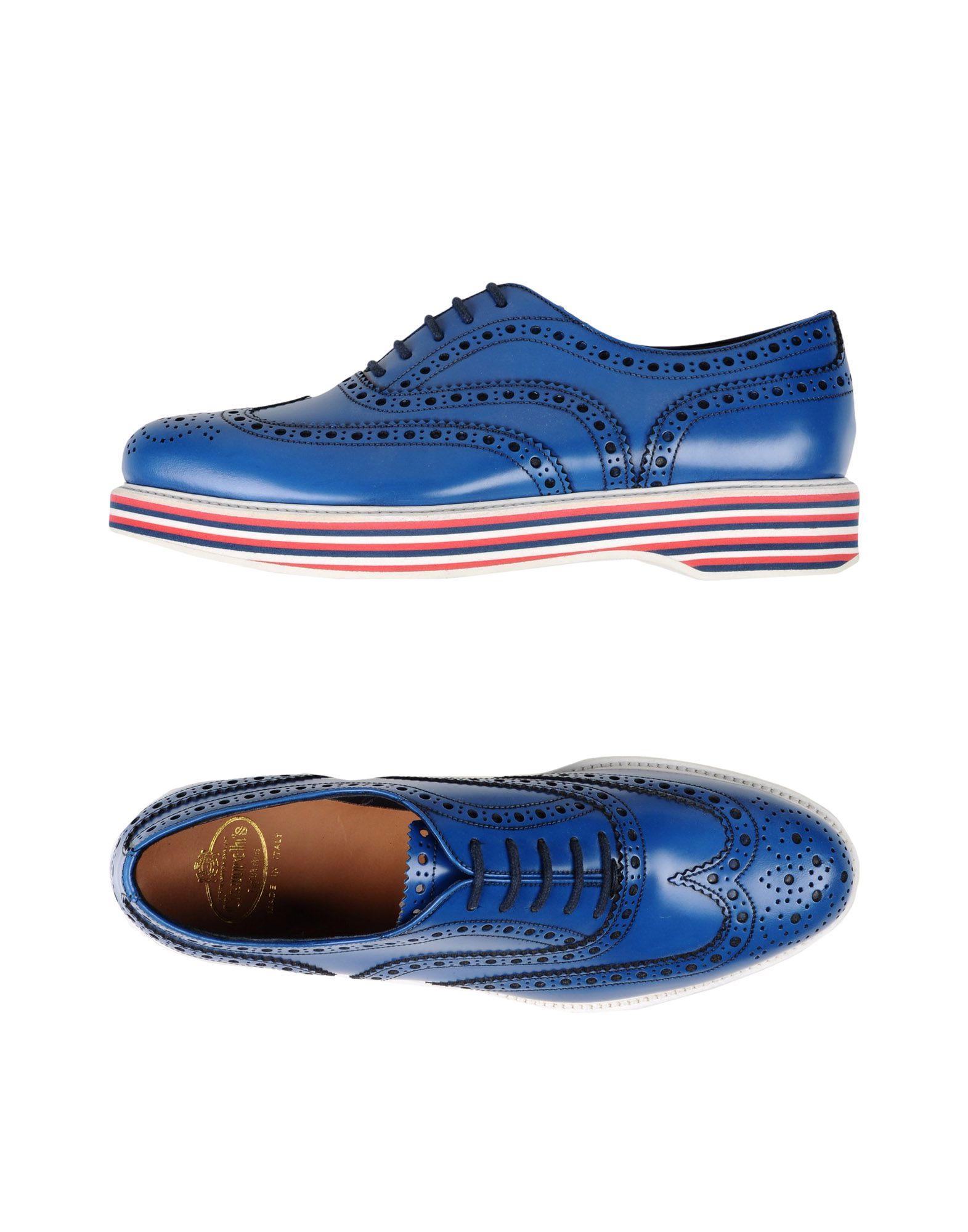 Church's Lace-up Shoes In Bright Blue | ModeSens