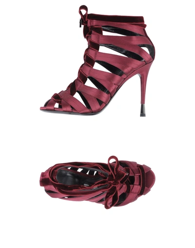 Tom Ford Sandals In Maroon