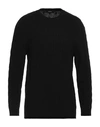 Alpha Studio Sweaters In Black