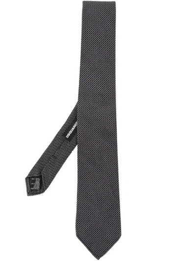 Dsquared2 Pixelated Tie In Blue