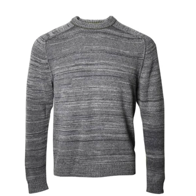 Lords Of Harlech Crosby Crewneck Sweater In Grey