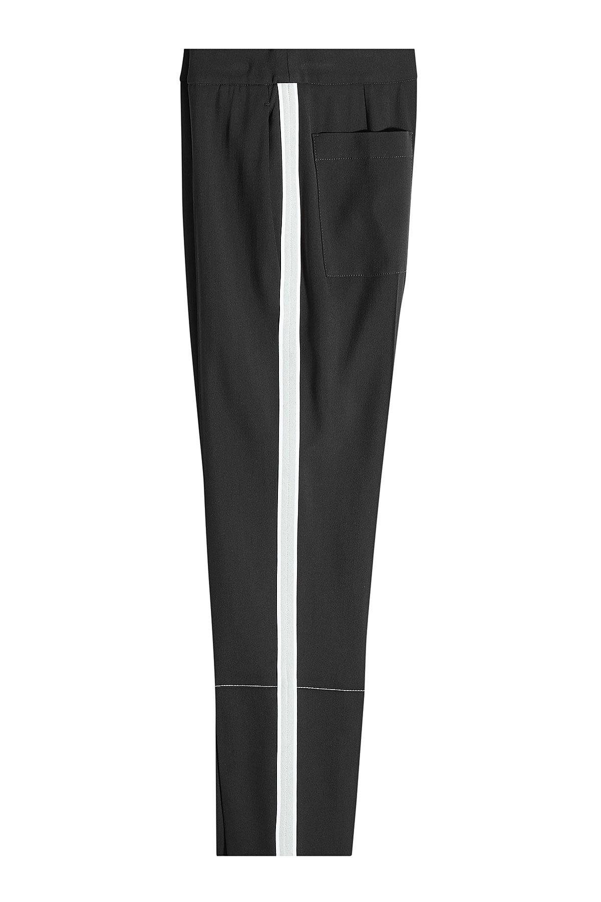 Proenza Schouler Cropped Carrot Pants With Wool In Black | ModeSens