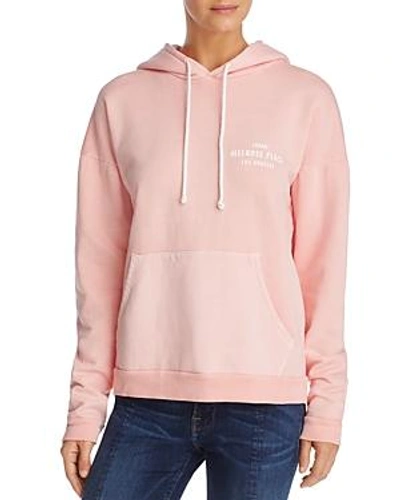 Frame Oversized Hoodie Sweatshirt In Faded Light Pink