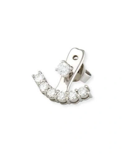 Anita Ko 18k White Gold Diamond Jacket Earring