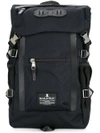 Makavelic Double Line Backpack In Blue