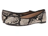 Sam Edelman Carla In Putty Shiny Burmese Snake Print