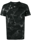 Valentino Camouflage-print Cotton T-shirt In Black