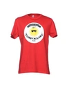 Moschino Swim T-shirts In Red