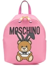 Moschino Ready To Bear Playboy Edition Backpack In Pink