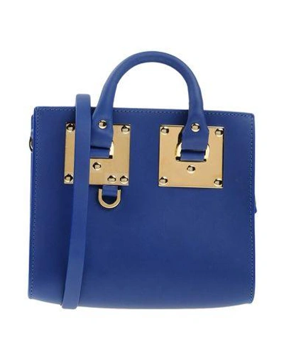 Sophie Hulme Handbag In Bright Blue