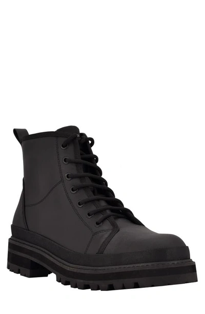 Calvin Klein Men's Bsboot Lace Up Lug Sole Ankle Boots With A Round Toe ...