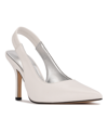 Nine West Women's Ciser Slingback Pumps Women's Shoes In Silver