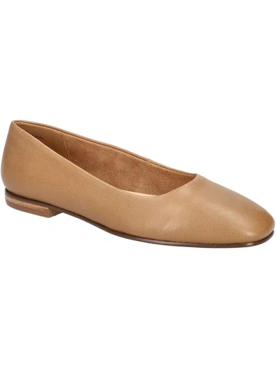 Bella Vita Women's Kimiko Square Toe Flats Women's Shoes In Brown