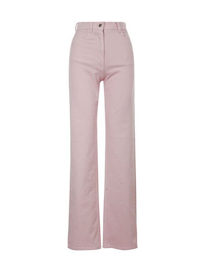 N°21 Women's  White Other Materials Trousers