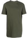 Rick Owens Level Organic-cotton T-shirt In Green