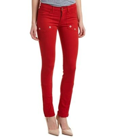 Zadig & Voltaire Evrell Rouge Skinny Leg In Red | ModeSens
