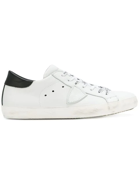 Philippe Model Men's Shoes Leather Trainers Sneakers Paris In White ...