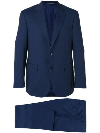 Canali Two Piece Suit In Blue