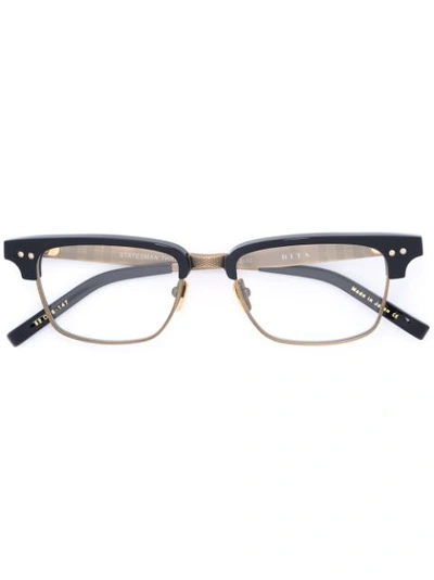 Dita Eyewear Rectangle-frame Glasses In Black