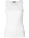 N•peal Cashmere Superfine Shell Top In Ivory