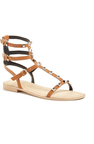 Rebecca Minkoff Georgina Studded Leather Gladiator Sandals In ...