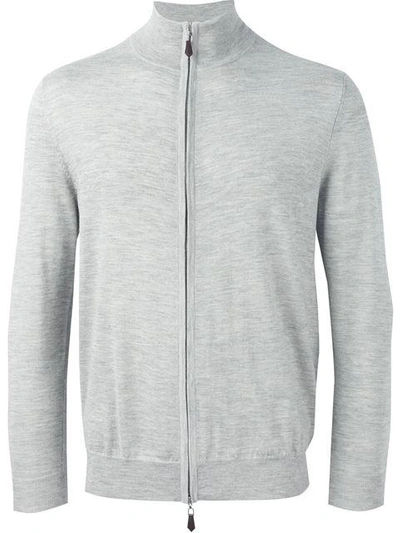 N•peal 'the Hyde' Full Zip Sweatshirt In Grey