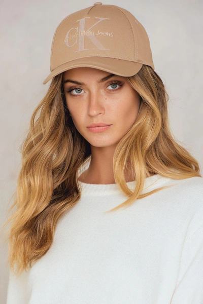 Calvin Klein Re-issue Baseball Cap - Beige